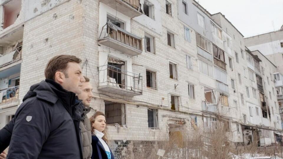 Османи посетил разрушенные оккупантами районы в Бородянке