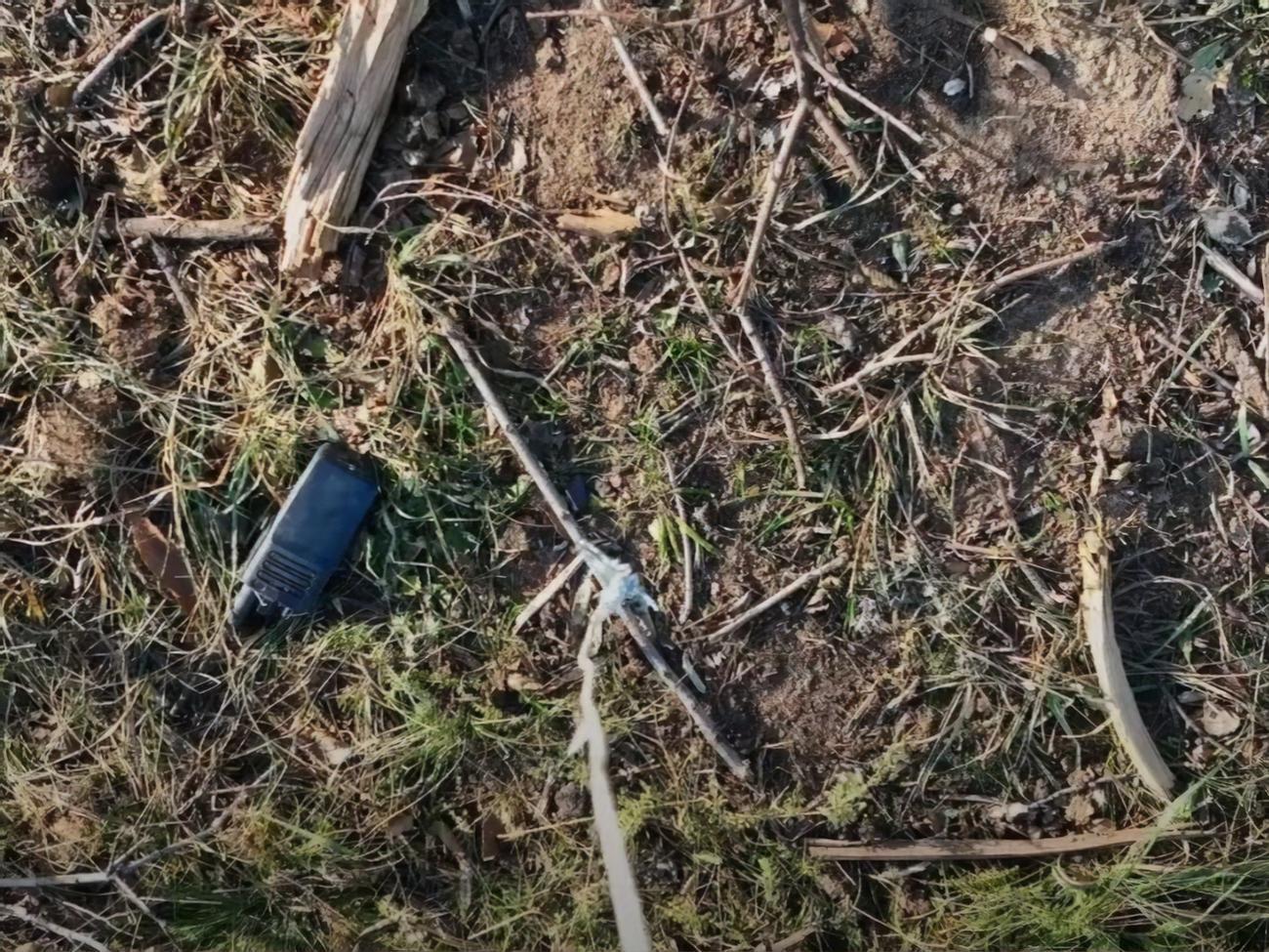 Военные смогли зацепить дроном рацию российского оккупанта