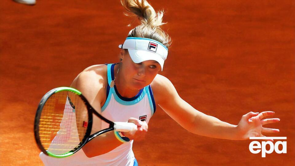 Байднл победила россиянку на Australian Open, не обратив внимание на флаг России на трибунах и футболку с лицом Путина