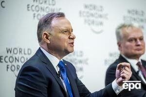 Президент України Володимир Зеленський неодноразово просив про військову підтримку, розповів Дуда (на фото)