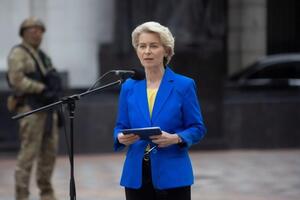Разом із фон дер Ляєн (на фото) до Києва прибуде більш ніж 10 єврокомісарів, зазначив Шмигаль 13 січня