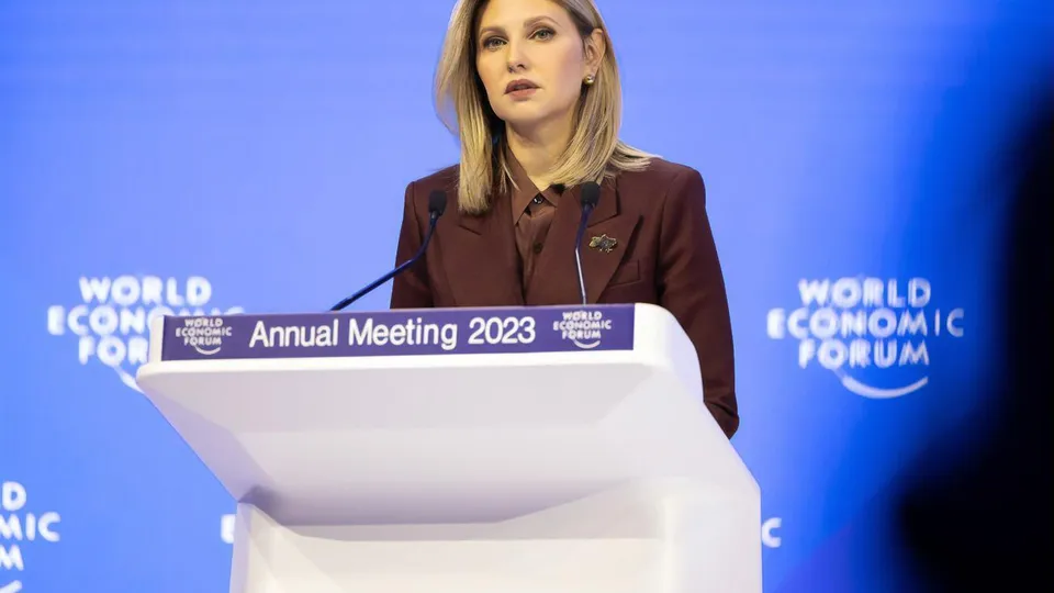 Зеленская выступила на форуме в Давосе, представив украинскую формулу мира
