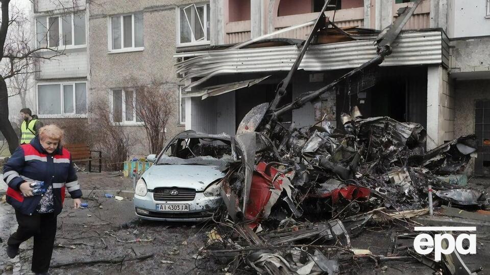 Унаслідок падіння вертольота у Броварах загинуло керівництво МВС України