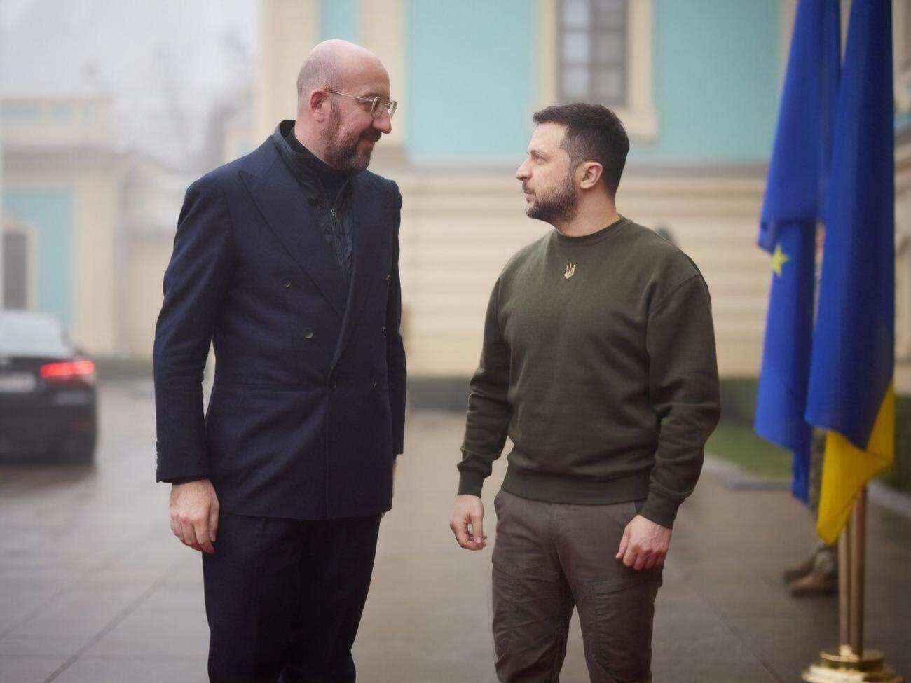 Зеленський подякував Мішелю за активну участь та лідерство під час впровадження санкційної політики й закликав до обмежень проти ядерної галузі РФ