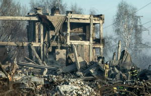Здание, где располагались российские оккупанты в Макеевке, полностью разрушено