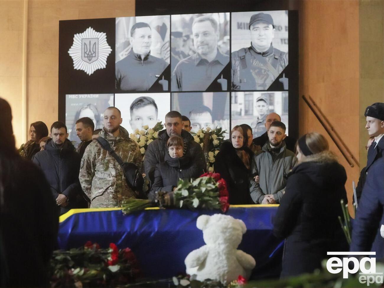 Керівництво і співробітники МВС загинули 18 січня внаслідок аварії вертольота
