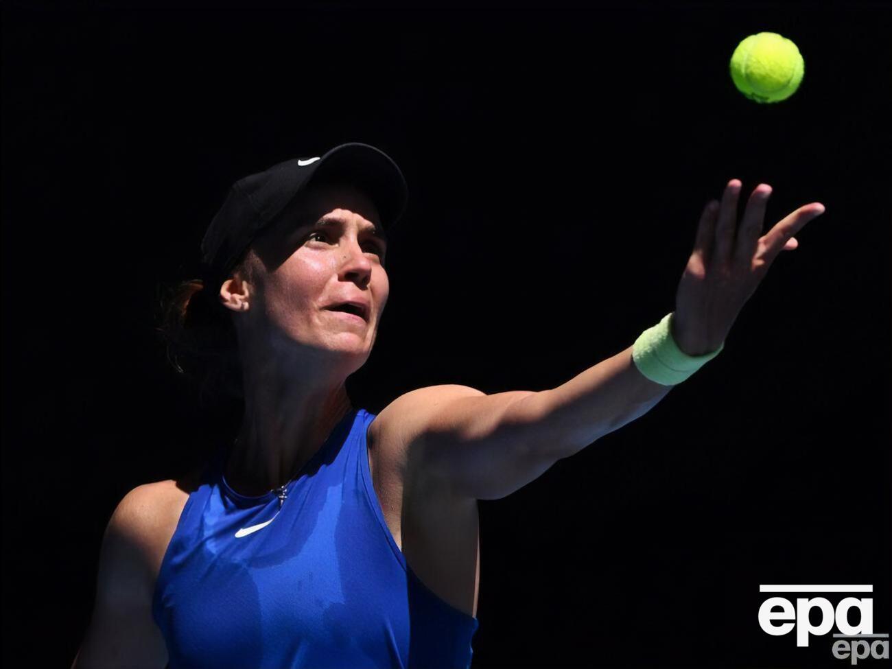 Калинина (на фото) играет в паре с представительницей Бельгии