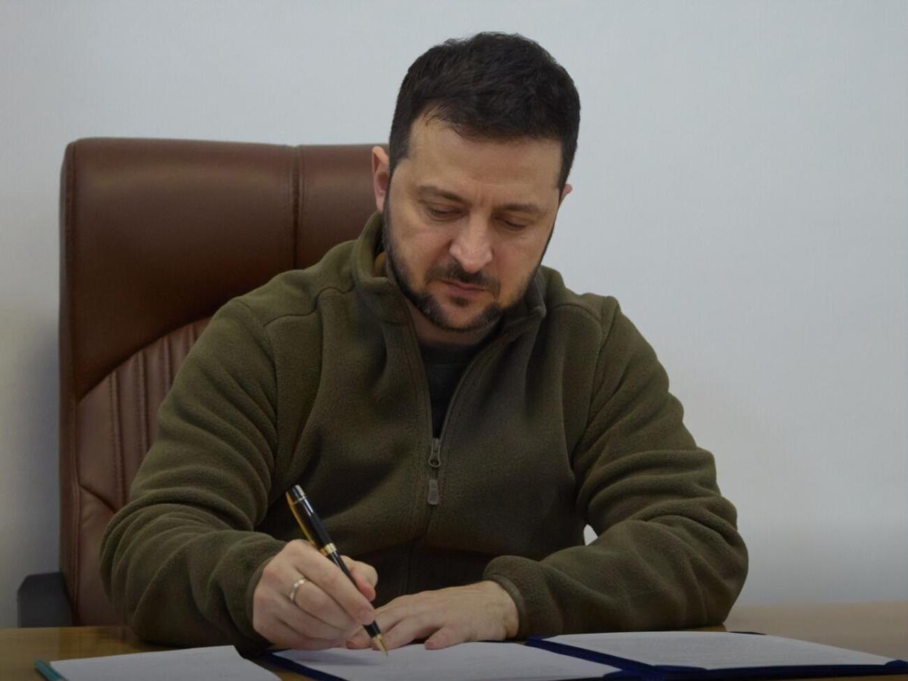 Указ Зеленского датирован 23 января