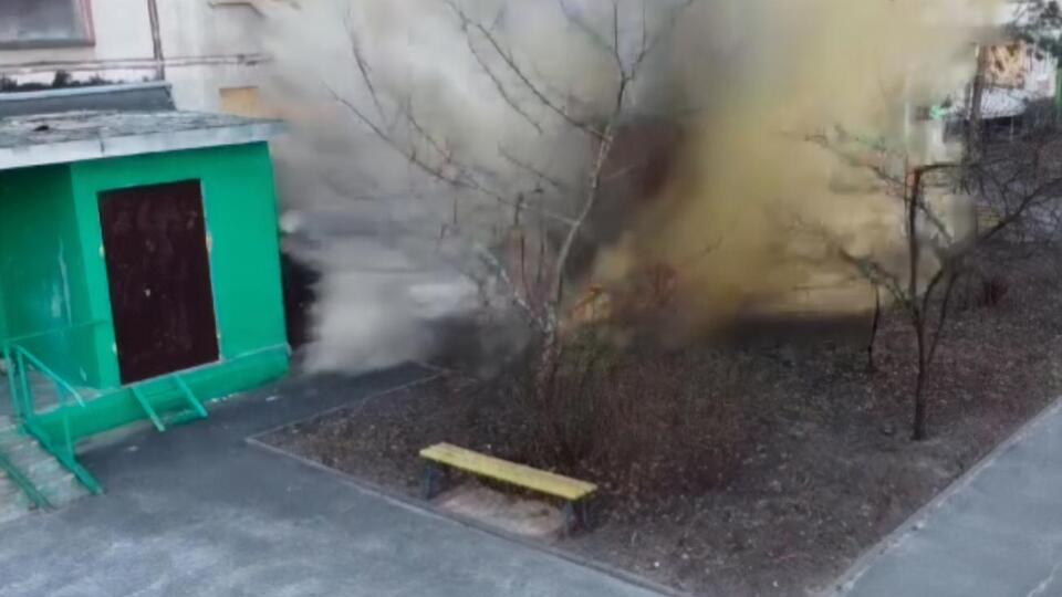 Боеприпас пришлось подрывать прямо возле девятиэтажки