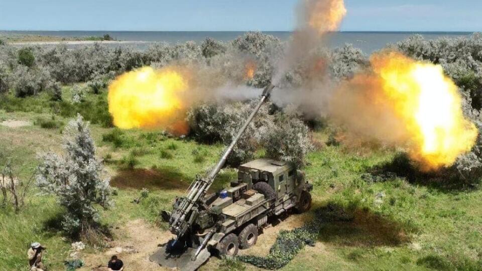 САУ "Богдана" применялась при освобождении Змеиного