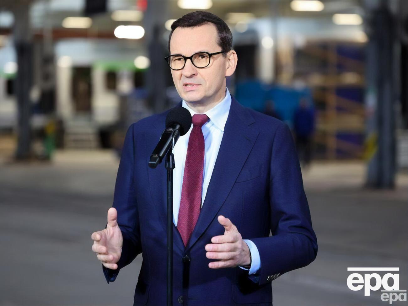 Моравецкий призвал Запад активно поддерживать Украину военной техникой