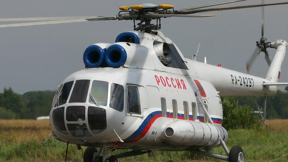 Получил повреждения вертолет из спецотряда "Россия"