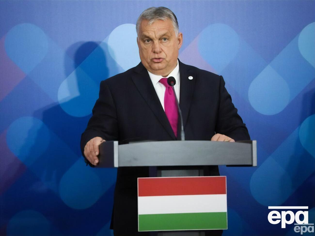 Путин не может позволить себе проиграть войну, заявил Орбан