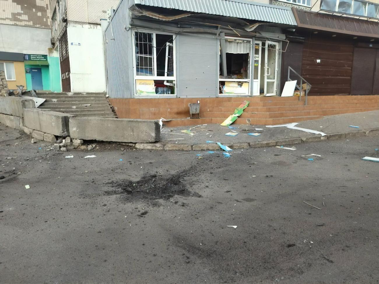 Херсон російські загарбники обстріляли п'ять разів