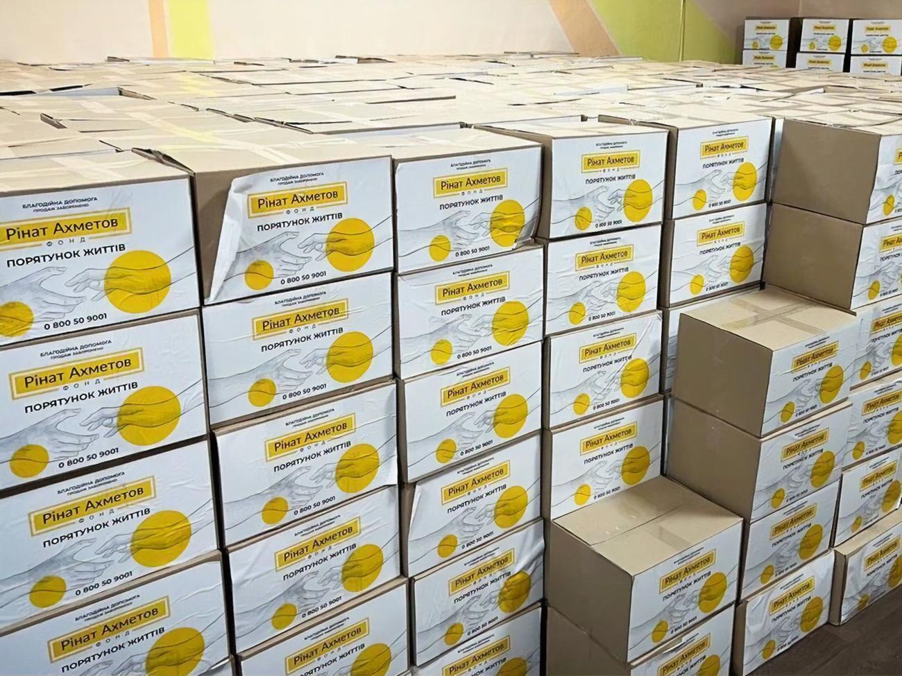 Від початку повномасштабної війни Фонд передав майже 157 тис. наборів для жителів Донецької області й тимчасово евакуйованих із регіону
