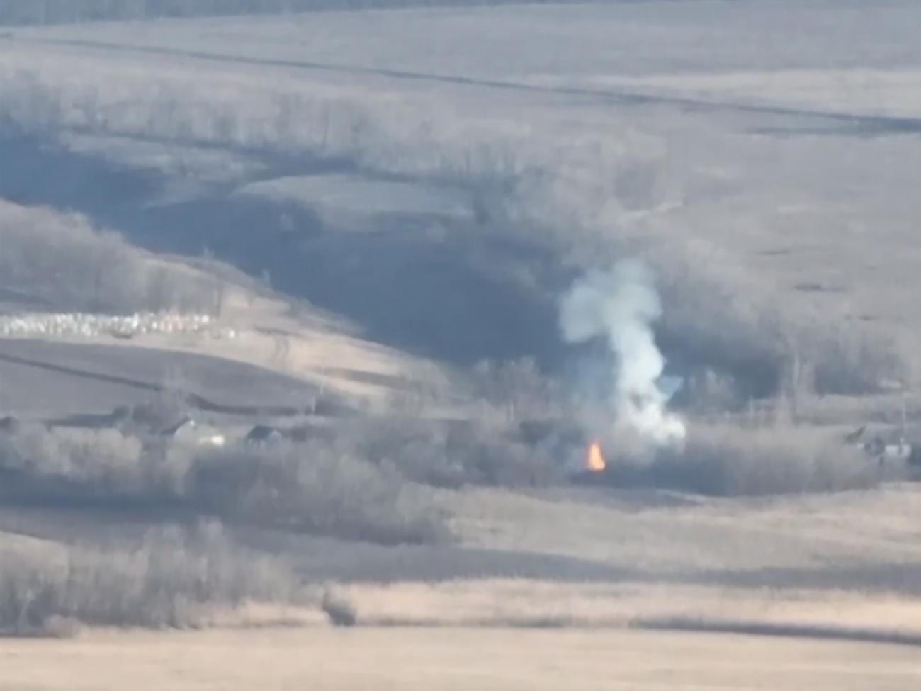 Аеророзвідка ДПСУ виявила ворожий склад у Луганській області