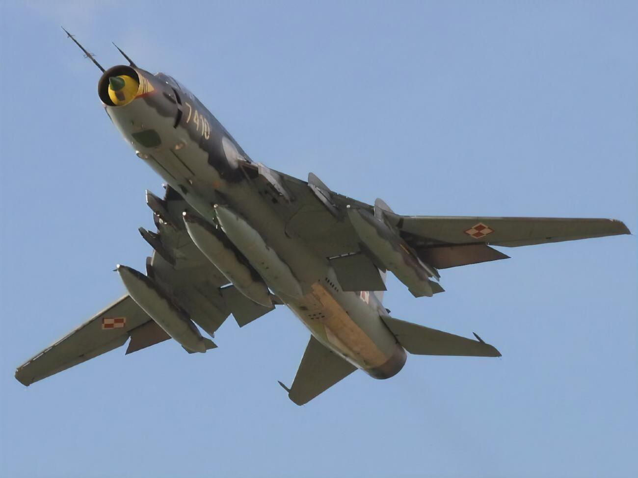 Су-22 разбился при посадке