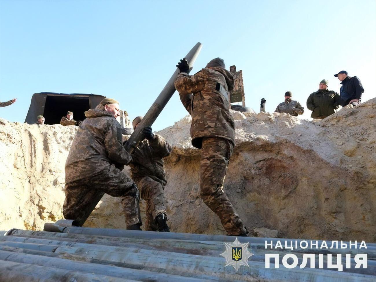 Контрольовані підриви на полігонах вибухотехніки поліції проводять двічі-тричі на тиждень