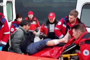 В результате ракетной атаки РФ журналист получил ранение в ногу