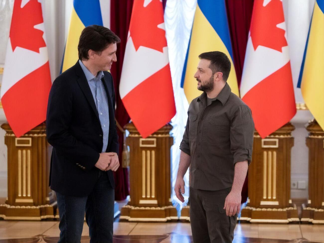 Трюдо и Зеленский говорили по телефону вчера
