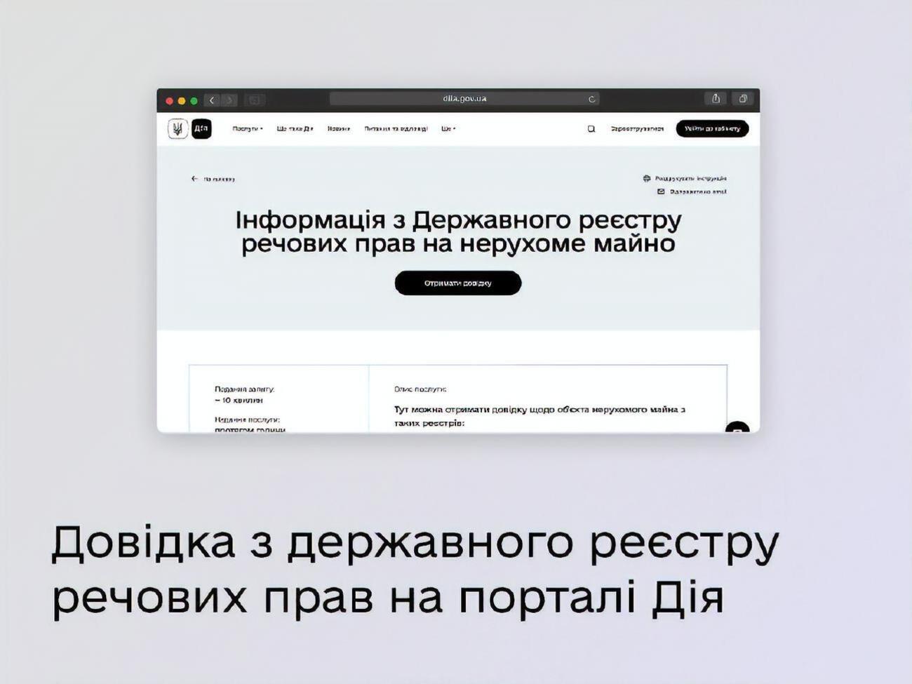 Довідка з Держреєстру прав підтверджує, що людина є власником квартири, будинку чи земельної ділянки