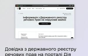 Довідка з Держреєстру прав підтверджує, що людина є власником квартири, будинку чи земельної ділянки