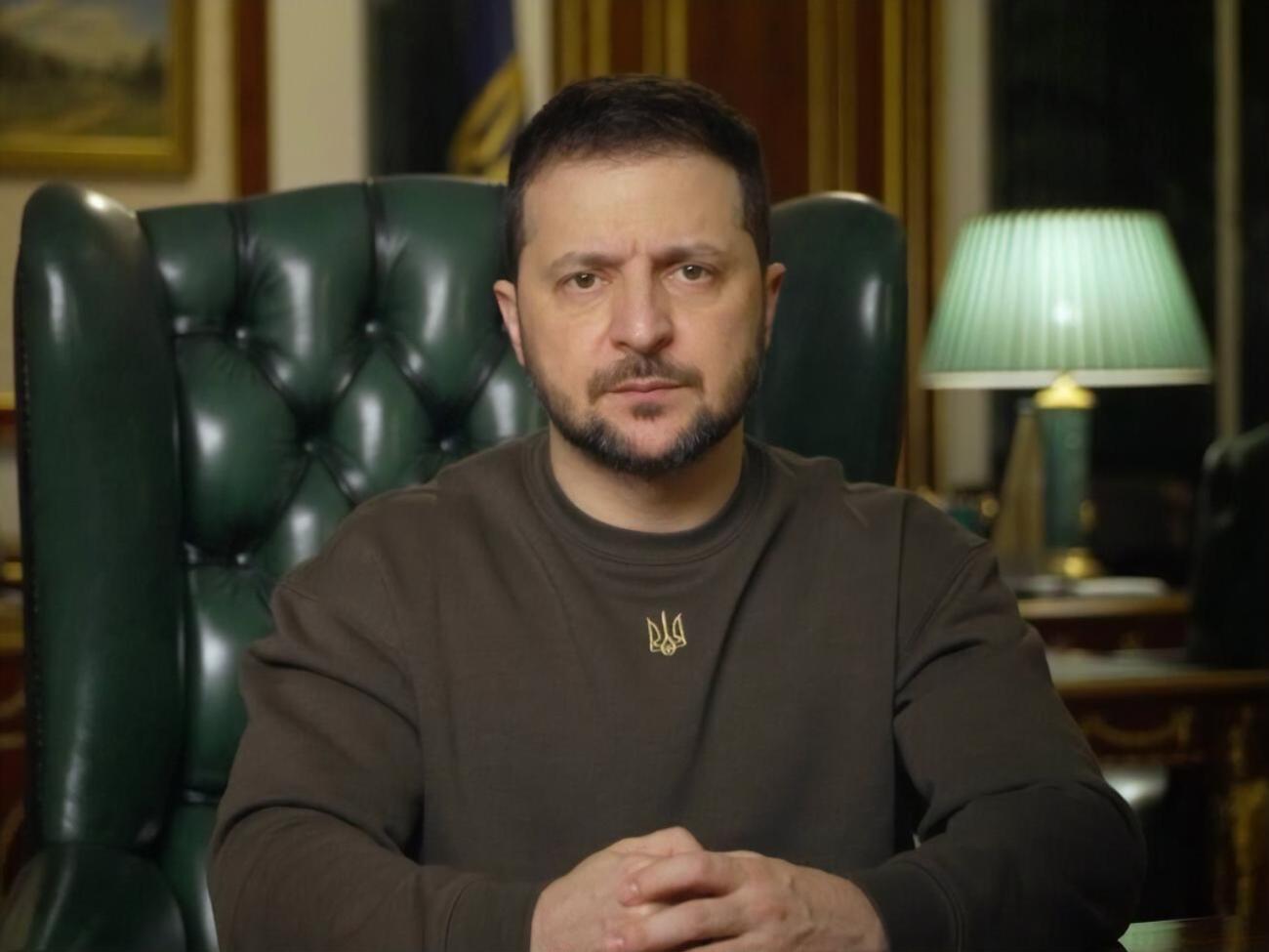 ЗСУ завдають окупантам "численних втрат" на бахмутському напрямку, зазначив Зеленський (на фото)