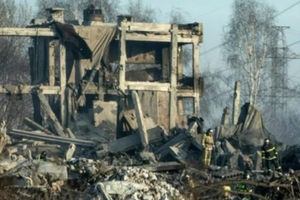Окупанти не змогли потай розміститися в будівлі училища в Макіївці, що, за словами Череватого, стало основною причиною удару по ньому