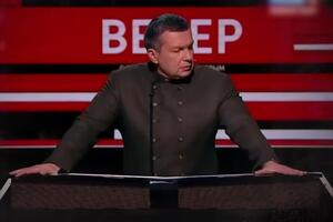 Соловьев (на фото) заявил, что "жизнь сильно переоценена", но, как отметил Фейгин, сам умирать за Родину он не спешит