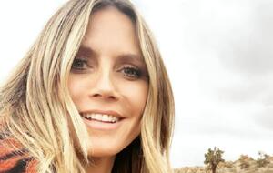 Клум показала, как отдыхает на природе