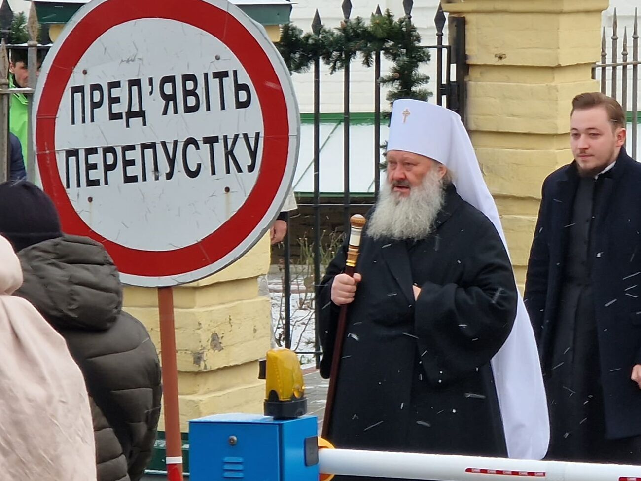 Павло на Різдво приїхав до Києво-Печерської лаври, де святкове богослужіння проводила ПЦУ