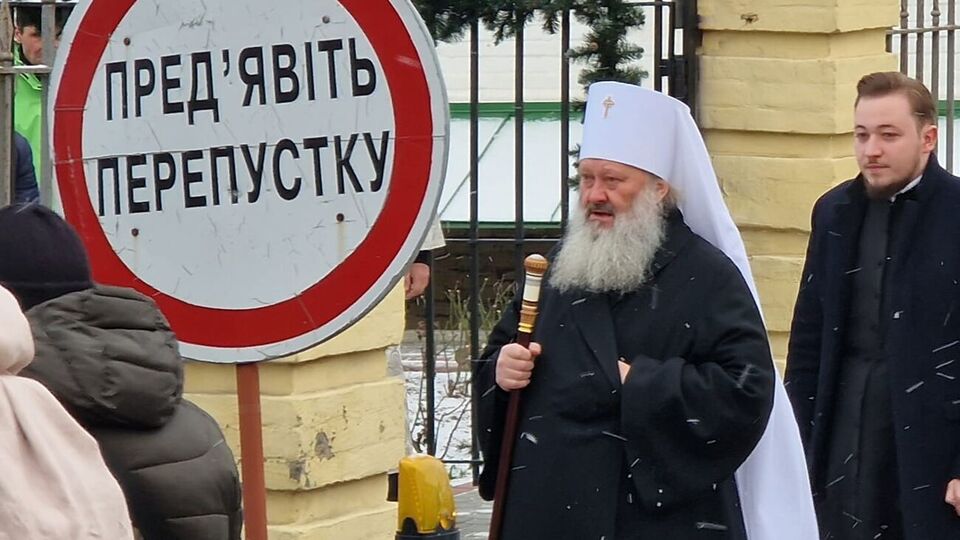 Павел на Рождество приехал в Киево-Печерскую лавру, где праздничное богослужение проводила ПЦУ
