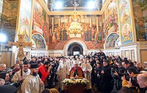 Службу возглавил Епифаний