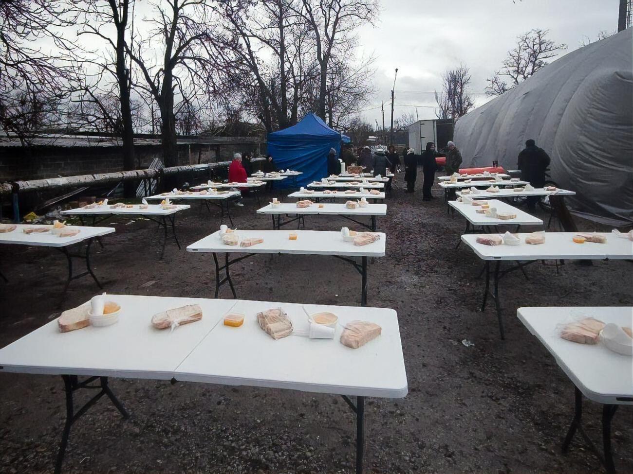 Андрющенко показав фото їжі від окупантів