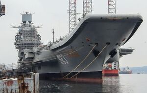 По данным украинской разведки, крейсер "Адмирал Кузнецов" находится в аварийном состоянии