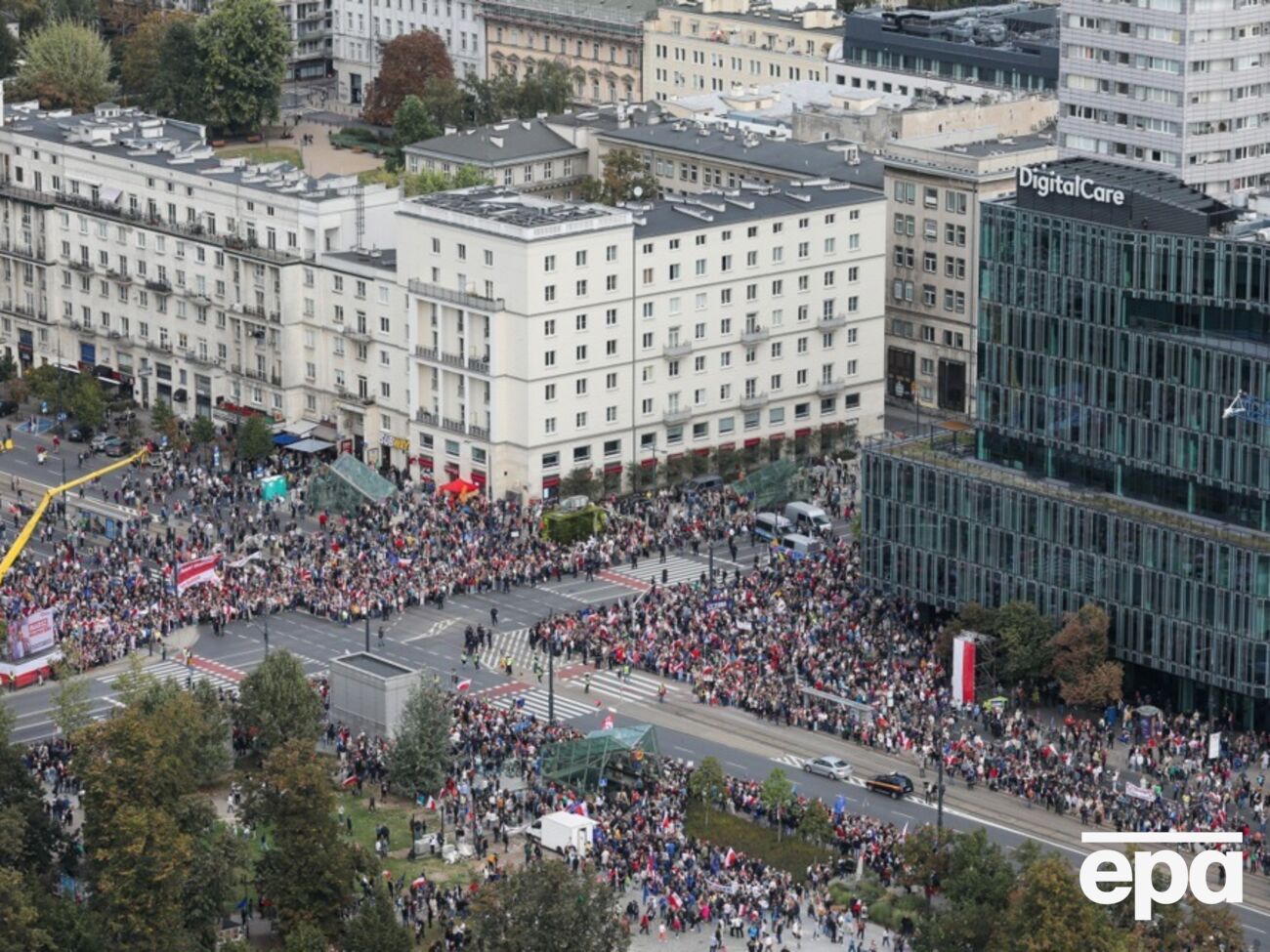 На митинг в Польше собралось около миллиона человек