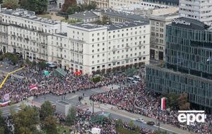 На мітинг у Польщі зібралося приблизно 1 млн людей