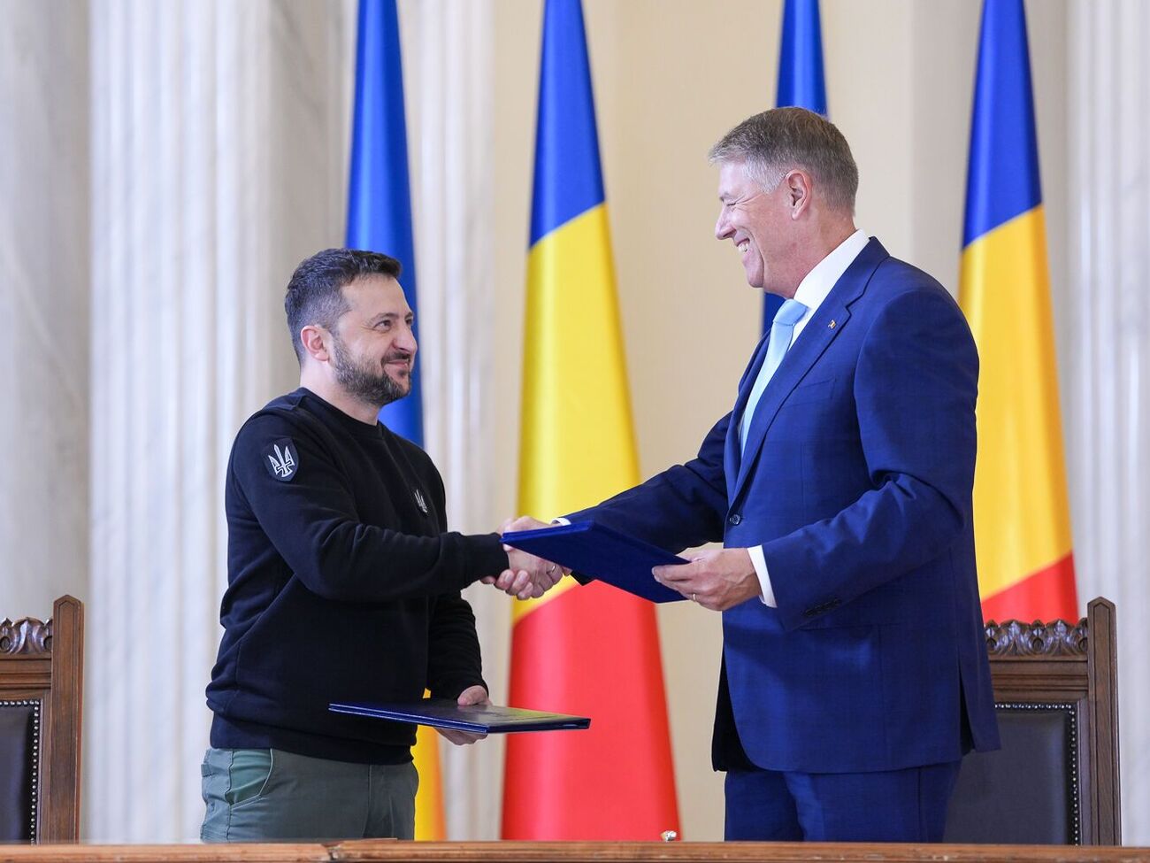 Зеленський і Йоганніс підписали спільну заяву про подальшу співпрацю між Україною та Румунією