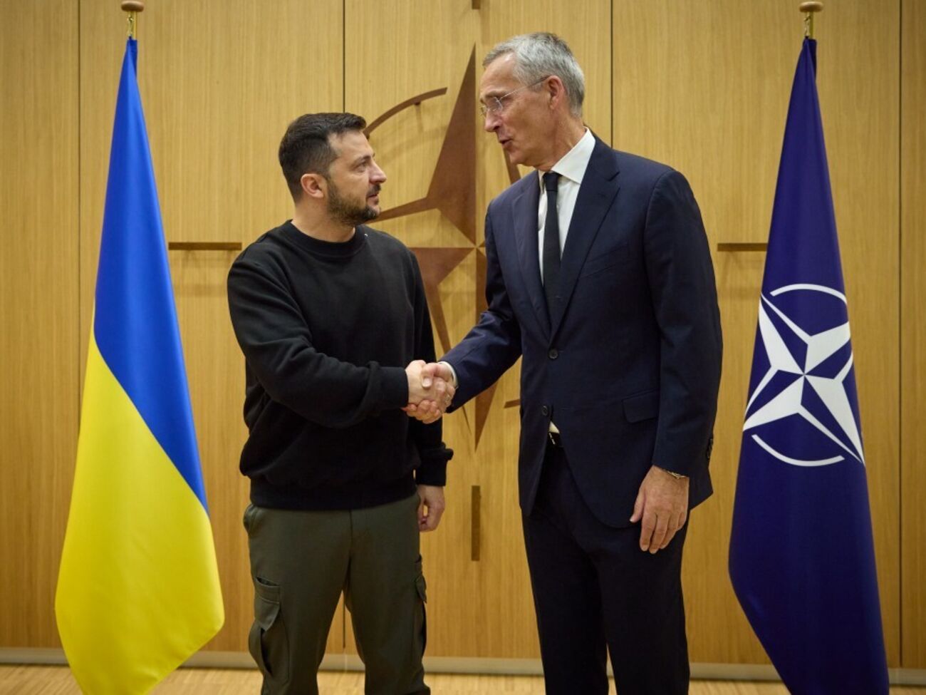 Столтенберг прийняв Зеленського у штаб-квартирі НАТО у Брюсселі