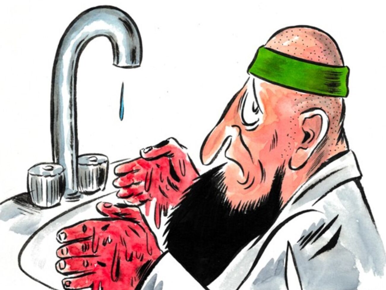Charlie Hebdo опублікував карикатуру на бойовиків ХАМАС
