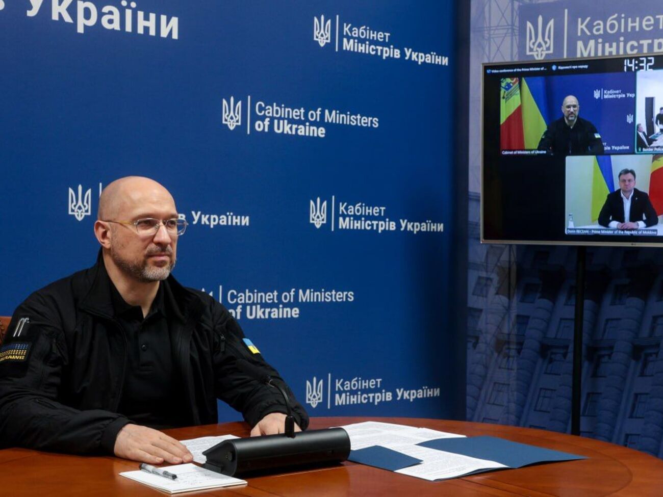 Шмыгаль 13 октября провел онлайн-разговор с главой правительства Молдовы Речаном