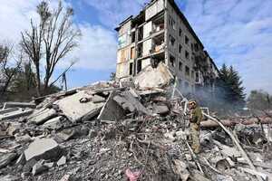 В Часовоярской общине повреждены три частных дома и две многоэтажки