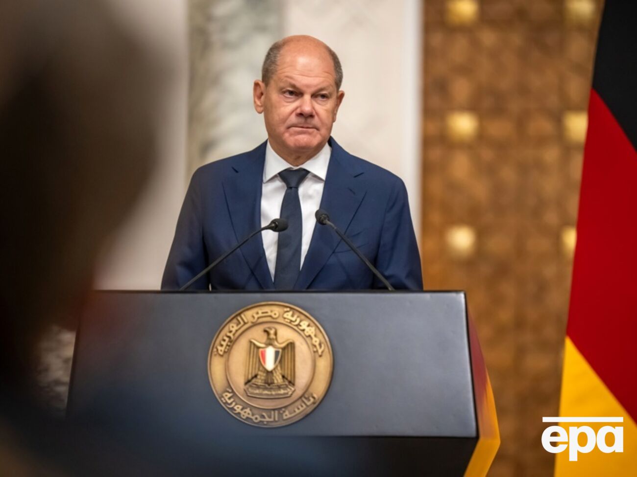 Шольц зазначив, що Україна й надалі отримуватиме від Німеччини зброю й фінансову підтримку