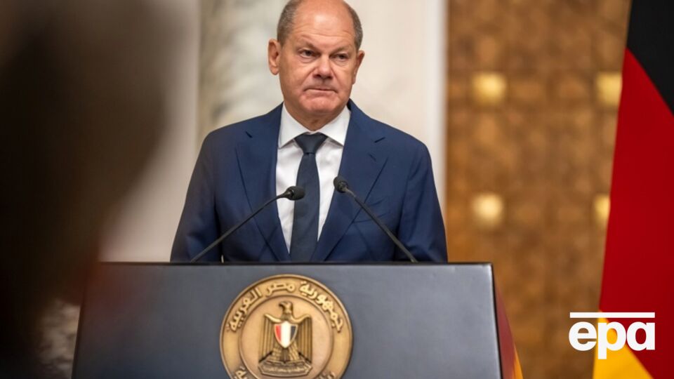 Шольц отметил, что Украина будет и далее получать от Германии оружие и финансовую поддержку