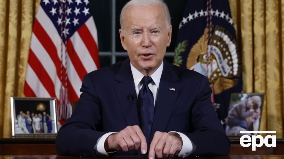 Президент США у зверненні прирівняв Путіна з ХАМАС