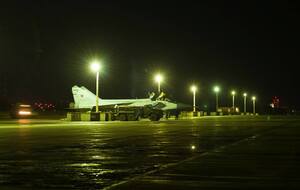 На аэродроме Бельбек находится по меньшей мере четыре российских истребителя МиГ-31, свидетельствуют спутниковые снимки, опубликованные 19 октября