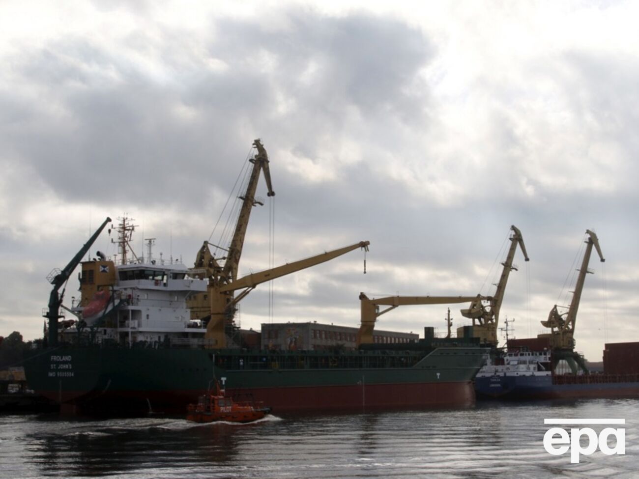 Украинское зерно было доставлено в порт Риги по железной дороге