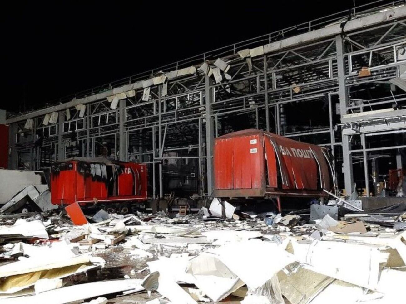 Оккупанты ударили по Харьковскому инновационному терминалу, отметили в компании "Новая почта"