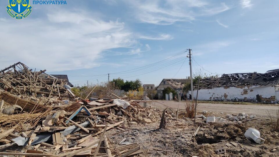 Российские оккупанты ежедневно беспощадно бьют по городам и селам Херсонской области, отметил Прокудин