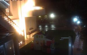 В дом Шария бросили несколько "коктейлей Молотова"